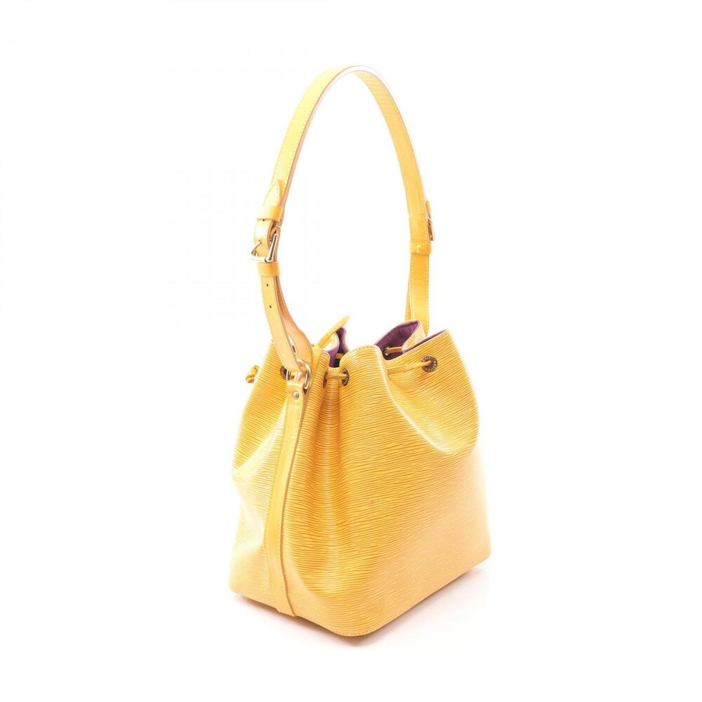 Louis Vuitton Yellow Shoulder Epi Noe Leather Bag Bucket